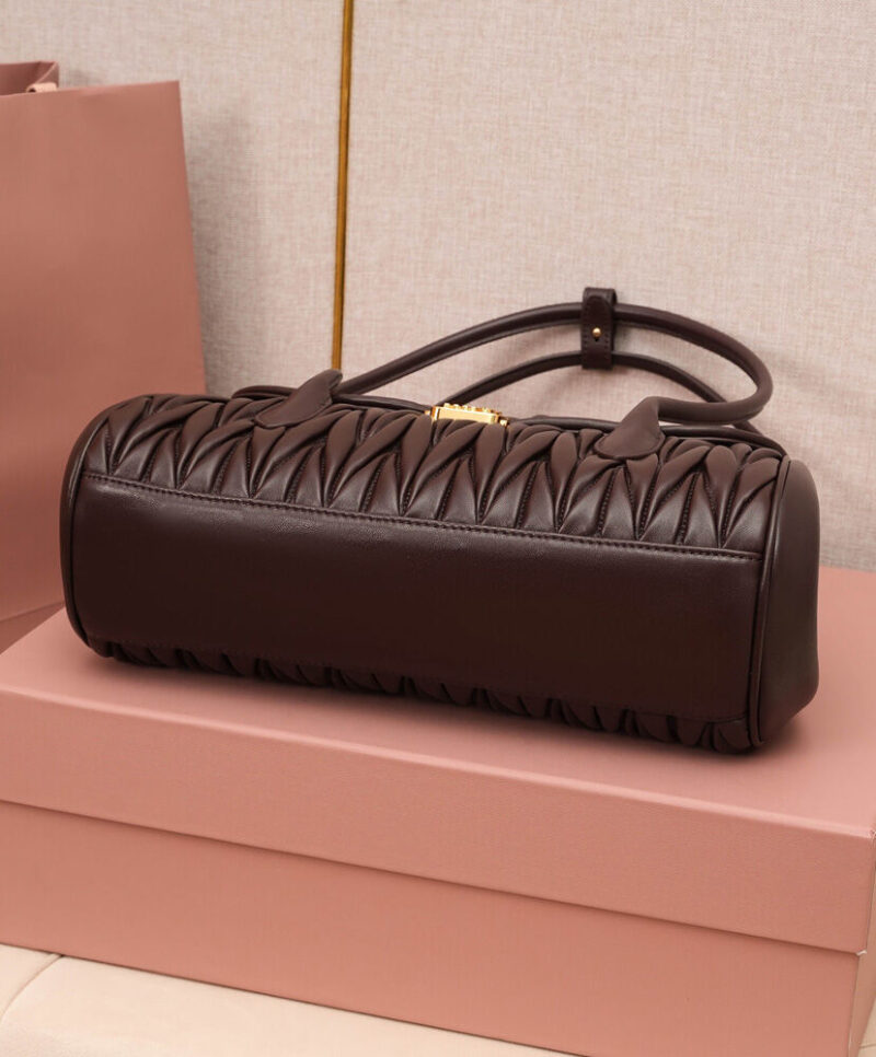 Miumiu Matelasse Nappa Leather Shoulder Bag